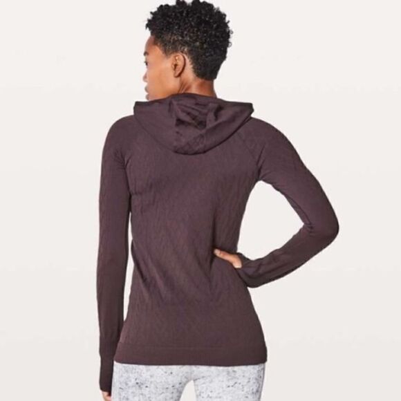 Lululemon Rest Less Hoodie {Black Cherry} Size 2/4 - Picture 2 of 8